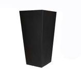 Tusco Products CTU32BK Cosmo Tall Planter, Black, 32-inch