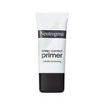 Neutrogena Prep + Correct Primer for Redness Correcting, Green-toned Matte Makeup Primer With Seaweed Extract To Help Reduce Redness & Even Skin Tone, 1.0 Oz