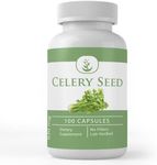 Celery Seed Capsules (100 Capsules, 630 mg per Serving) (2 Capsules/Serving) by Pure Organic Ingredients, All-Natural Support for Heart & Kidney Health, High in Essential Nutrients, Non-GMO