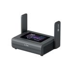 GL.iNet Slate 7 Pro (GL-BE10000) Tri-Band Wi-Fi 7 Travel Router – 6GHz 5.7Gbps, MLO, 2.8"" Touchscreen, 1.1Gbps WireGuard VPN, DPI Security, Dual 2.5G + Mwan3, OpenWrt – Business Travel, Digital Nomad