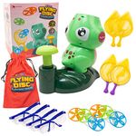 Kiddeo Flying Disc Launcher (Green Frog)