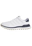 adidas Men's S2G 26 Leather Spikeless Golf Shoe, FTWR White/FTWR White/Collegiate Navy, 9 UK
