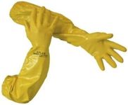 Atlas 772 Nitrile Coated Gloves 26 inch Long Cotton Lined, Chemical Resistant, Water, Pond, Work, Medium