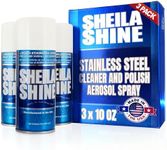 Sheila Shine Stainless Steel Cleaner & Polish Spray, 3 x 10 Oz Pack