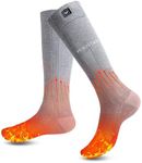 Venustas Heated Socks with Battery for Men Women, Rechargeable Heated Socks For Hunting Ski and Feet Warm