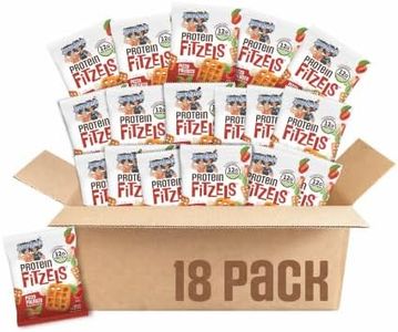 Lenny & Larry's Pizza Palooza FITZELS- Savory Pretzel Snacks Incredibly Tasty High Protein, Salty, Vegan, 12g of Plant Based Protein 18 Bags, 1.8 oz Each