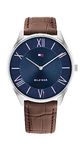 Tommy Hilfiger Analogue Quartz Watch for Men with Brown Leather Strap - 1710536