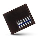 Thin Blue Line Flag Police Wallet –