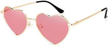 Meeloog Trendy Polarized Sunglasses for Women Heart Shaped Sun Glasses Party Eyewear CAMSM003-03