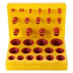 386Pcs O-Rings, 30 Sizes O-Ring Seal Gasket, Silicone Rubber O Ring Washer Gasket Seal Assortment Kit for Plumbing, Faucet and Automotive Repair