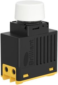 Brilliant Lighting Smart 2 Wire Rotary WiFi Smart No Neutral Dimmer Switch