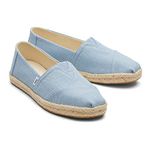 TOMS Women's Espadrille Loafer Flat, Blue, 6