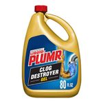 Liquid-Plumr Pro-Strength Full Clog Destroyer Plus PipeGuard, 80 Ounces (Packaging May Vary)