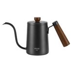 VEVOK CHEF Pour Over Coffee Kettle Gooseneck Kettle 20 OZ Stainless Steel Tea Kettle for Drip Coffee Anti-Hot Handle Long Spout Hand Drip Coffee Pour Over Water Kettle