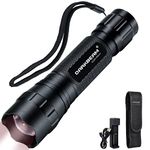 DARKBEAM ir Flashlight Infrared 940nm Light LED Rechargeable Mini for Night Vision, Tactical ir Illuminator with Long Range & High Power, Focus Adjustable for Hunting, Observation, Search