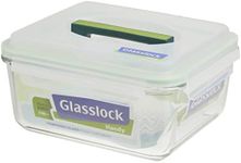 Glasslock 11.4-Cup Rectangle Handy Container,White