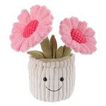 Apricot Lamb Cute Toys Plush Potted Sunflower Stuffed Plant Soft Cuddly Perfect for Kids 9.1 Inches