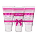 Charmis Hand Cream 150g, Pack of 3 with Vitamin C and Hyaluronic Acid for Protection from 99.9% Bacteria and Hydrated Hands, Non Sticky and Quick Absorbing