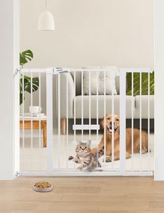 Babelio 36" Tall Baby Gate with Cat Door, CatPrivilege II, 29-48"