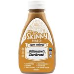 Skinny Food Co Sugar Free Billionaire Shortbread Syrup 425ml - Zero Calorie Syrup For Breakfast, Snacks, Drinks & Desserts - Vegan, Gluten-free, Keto & Paleo Friendly Coffee Syrup