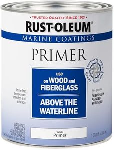Rust-Oleum 207014 Marine Wood and Fiberglass Primer, 1 Quarts (Pack of 1), 32 Fl Oz