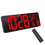 Tetino Large Digtal Wall Clock,16.5