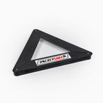 HockeyShot Extreme Triangle Passer 2.0 – Ultimate Hockey Passer Puck Rebounder, Durable Steel Frame, Realistic Rubber Rebounder, Compact 3-Sided Design, Easy to Carry and Store, On and Off-Ice Use