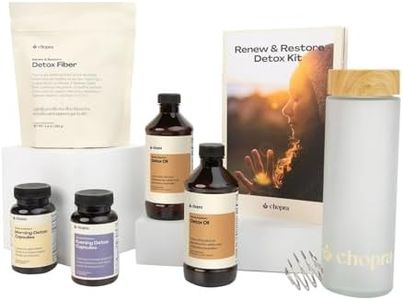 chopra Renew & Restore Detox Kit | 7-Day Cleanse with Ayurvedic Ingredients | 8 Piece Kit