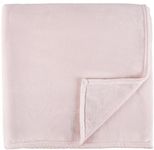 Sleeping Partners LUXE Solid Plush Blanket Twin Blanket-68 X90, Twin, Blush