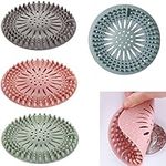 Hair Catcher,4 Pack shower drain cover,Hair Catcher for Bathroom,Shower Drain Covers,Used For Bathroom Shower, Bathtub and Kitchen