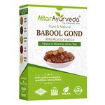 Attar Ayurveda Babul Gond Gum - Kikar Gond - Babool Gond - Acacia arabica Willd (250 Grams)