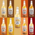 The Skinny Food Co - Sugar Free Coffee Syrups 1L. PICK ANY 2 Bottles. Skinny Barista Syrup Flavours are Zero Calorie, Vegan, Gluten Free, Fat Free. No Guilt Sugar Free Syrup/Skinny Syrup.