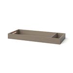 Kieran Changing Table Topper for Dresser, Crescent Gray