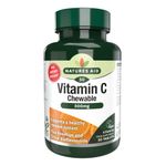 Natures Aid Chewable Vitamin C 500 mg, Sugar Free, Suitable for Vegans, 50 Tablets