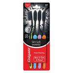 Colgate Slim Soft Charcoal - Pack of 3