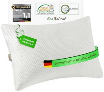 EcoSchlaf® Airflow Kopfkissen – Orthopädisches Kissen – Seitenschläferkissen Nackenkissen aus Memory Foam – Ergonomisches Nackenstützkissen – Nackenschmerzen – Seitenschläfer Pillow – Schlafkissen