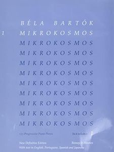 Mikrokosmos Piano Volume 1 Blue (English, Spanish and Japanese Edition): 153 Progressive Piano Pieces