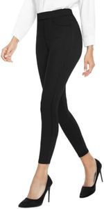Tagoo Black Dress Pants for Women, High Waisted Pull On Skinny Fit