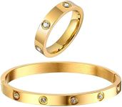 Gold Rings Bracelets for Women - 18