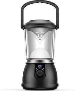 Camping Lantern Rechargeable, Up to 336H Running Time Super Tent Light, 15000mAh/1500LM Emergency Light for Hurricane, Power Outages, Home, Hiking, IPX5 Water-Resistant