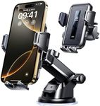 VANMASS True Upgrade [Top Military-Grade] Car Phone Holder, [2025 Strongest Suction & Clip] Cell Phone Car Mount Windshield Dashboard Vent Truck Stand Cradle for iPhone 16 Pro Max 15 14 13 Android