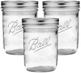 Ball Wide Mouth Glass Mason Jars wi