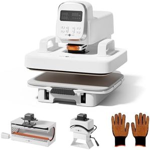 HTVRONT Auto Heat Press Machine - A100 3 in 1 Auto Heat Press 12X10 with Adjustable Pressure, Heats Up Fast & Evenly Sublimation Heat Press Machine for T Shirts, Mugs and Hats