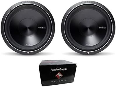 2) ROCKFORD FOSGATE P3D4-15 15" 2400 Watt 4-Ohm Car Audio Subwoofer Sub P3D415