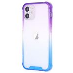 DMaos for iPhone 11 Case, Armor Cover with Soft Reinforced, Anti-Scratch Stylish Gradation Bumper, Durable for iPhone11 6.1 inch - Purple Blue