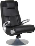 X-Rocker Pedestal Video Gaming Chair, Wireless, Black
