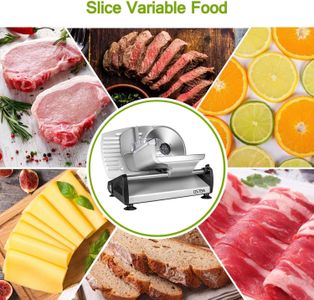 OSTBA Electric Deli Slicer – 19cm Stainless Steel Blade
