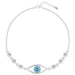 GIVA 925 Silver Chary Eyes Bracelet, Adjustable | Gifts for Women and Girls | With Certificate of Authenticity and 925 Stamp | 6 Month Warranty*