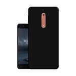 HELLO ZONE Soft Back Case Cover for Nokia 5 - Black