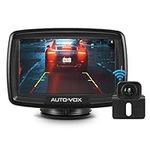 AUTO-VOX CS-2 Digital Wireless Reversing Camera kit, Stable Signal Rear Camera, Super Night Vision Backup Camera and 4.3" Rear View Monitor for Vans,Trucks,Camping Cars,RVs